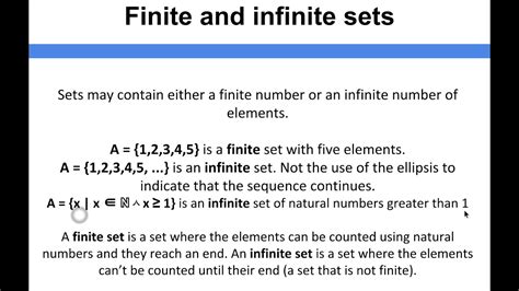 Algorithms - Finite and infinite sets - YouTube