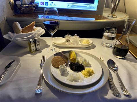 Emirates First Class Gets Even More Extra: Unlimited Caviar, New Menus