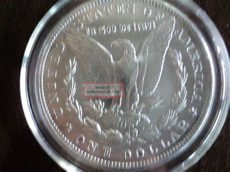 1889 Morgan Silver Dollar, Brilliant Uncirculated, Encapsulated