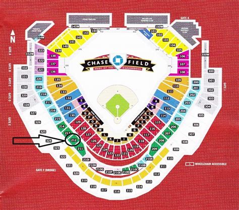 chase field seating chart | Chase field, Seating charts, Chart