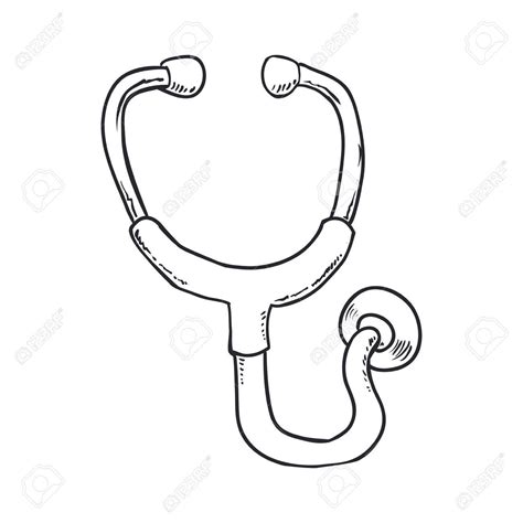 Stethoscope Drawing at GetDrawings | Free download