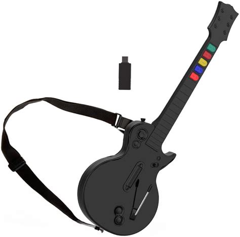 DOYO Guitar Hero Controller for PC and PS3, Wireless Guitar for Guitar Hero 3/4/5 and Rock Band ...