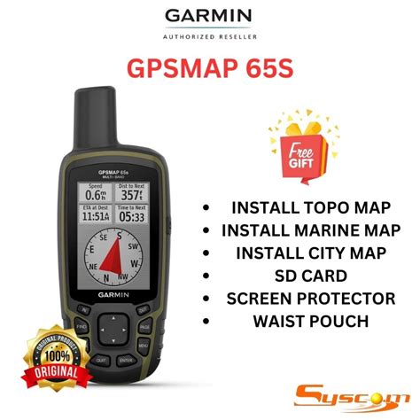 GARMIN GPSMAP 65s Handheld GPS Tracking