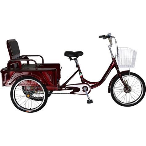 Agriculture Tricycle/two Front Wheel Bike Three Wheel Bicycle With 2 Seat/adult Tricycle Basket ...