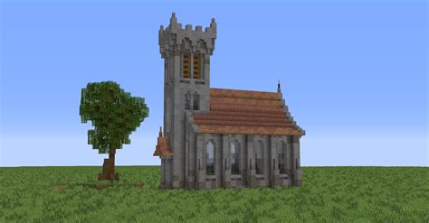 Minecraft Medieval Chapel