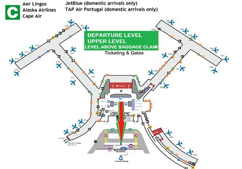 Logan Airport Parking Map