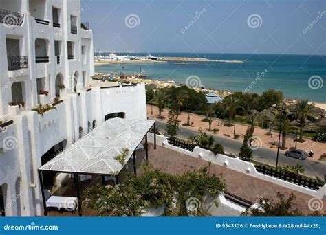 Sunny view from a hotel stock photo. Image of sand, nice - 9343126