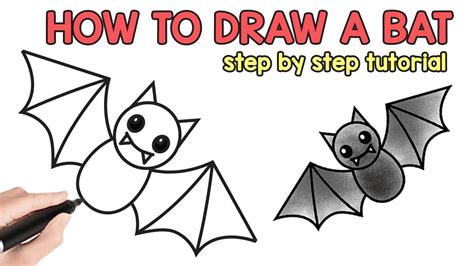 Bat Drawing For Kids - Top 10 Easy Halloween Bat Crafts for Kids - Artsy Craftsy Mom : Drawing ...