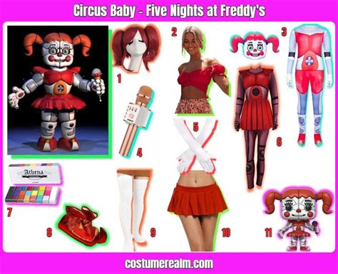 How To Dress Like Dress Like Circus Baby Guide For Cosplay & Halloween | Baby cosplay, Circus ...