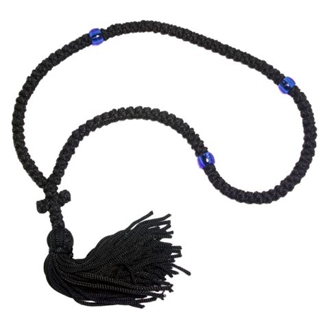 100 Knots Prayer Rope ~ Komboskini ~ Chotki - Black