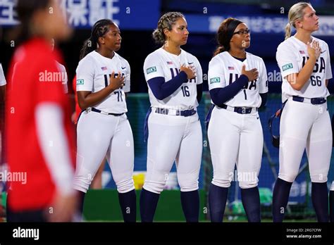 United States team group (USA), AUGUST 7, 2023 - Softball : Women's Softball match between Japan ...