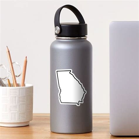 "Georgia State Outline" Sticker for Sale by chocmusings | Redbubble