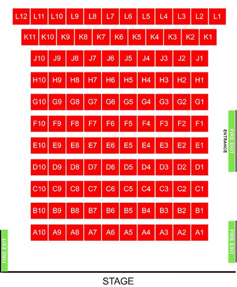 Bromley Little Theatre | Seating Plan, view the seating chart for the ...