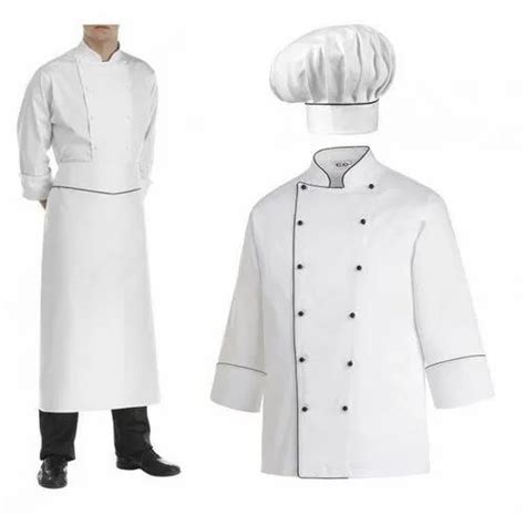 Cotton Unisex White Chef Uniform Set, For Hotel, Size: Medium at Rs 1500/set in Indore