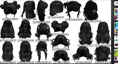 Black Hair(codes){not mine