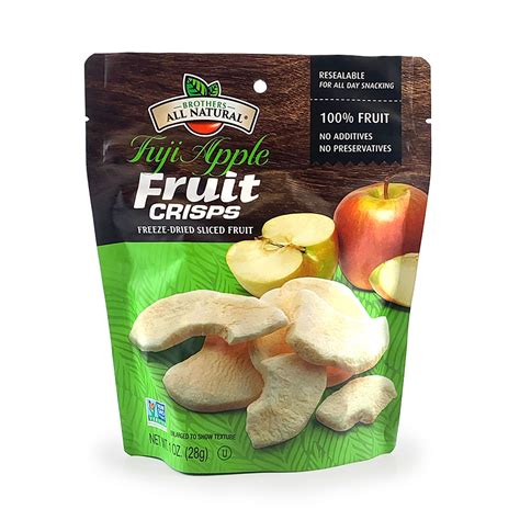 Freeze Dried Fuji Apple Fruit Crisps 1 oz. 8-pack | Brothers All Natural