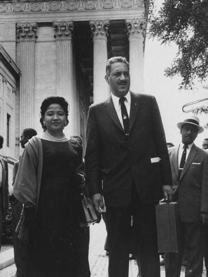 'Thurgood Marshall Standing with His Wife' Photographic Print | AllPosters.com