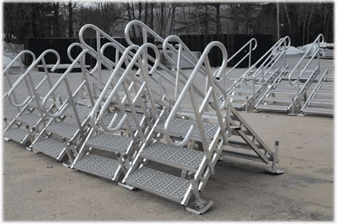 Aluminum Dock Stairs - Great Northern Docks