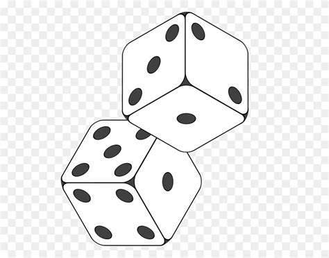 Dice Black White Drawing Dice Laser Engraving - Game Clipart Black And White - FlyClipart