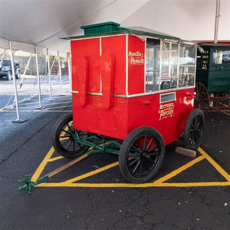 Sold at Auction: Kingery Steam Engine Popcorn Machine Trailer