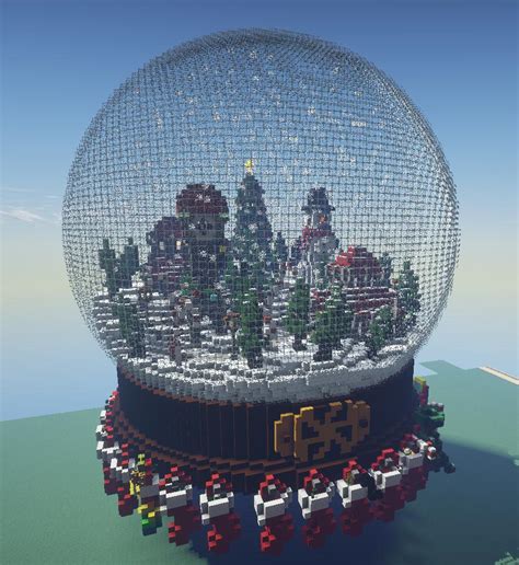 Holiday Snow Globe Minecraft Map