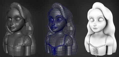 Bust wireframe layout reference for a female face. Good for organizing ...