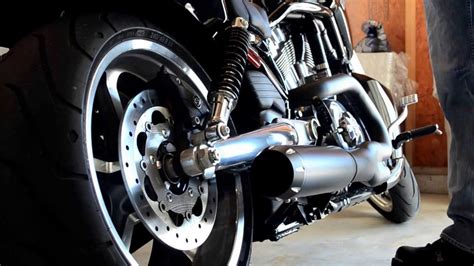 2012 V-Rod Muscle with Bassani Exhaust - YouTube