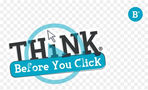 Think Before You Click - Think Before You Click Png, Transparent Png - vhv