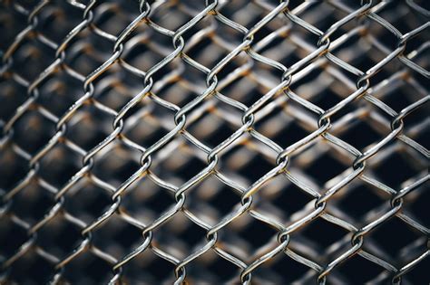 Premium AI Image | Wire mesh fence texture