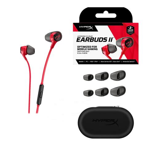 Buy HyperX Cloud Earbuds II Gaming Earbuds (Red) | Elitehubs.com– EliteHubs