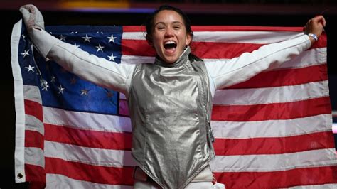 Lee Kiefer becomes second U.S. fencer to win three individual world ...