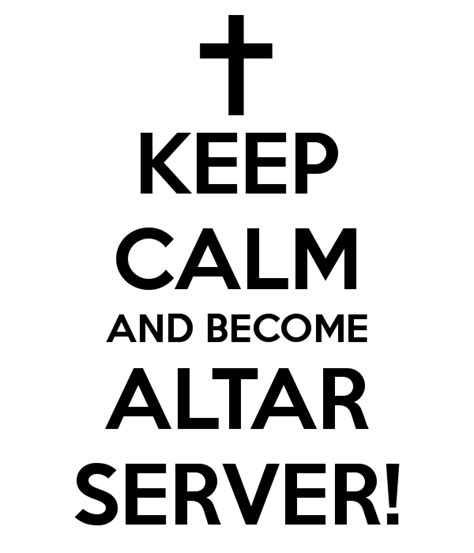 Holy Family Parish Altar Servers : Positions Of An Altar Server