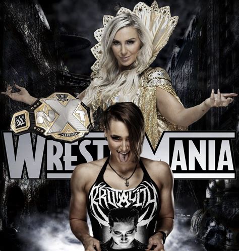 Wrestlemania: Rhea Ripley will defend NXT Women Champion against Charlotte | Celebrity art ...