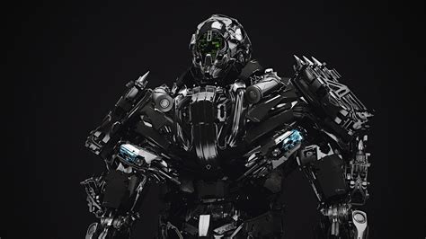 434 Black Wallpaper Hd Robot For FREE - MyWeb