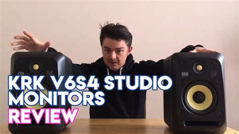 KRK V6S4 Studio Monitors Review - YouTube