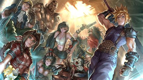 Final Fantasy 7 Remake, Characters, 4k, - Final Fantasy 7 Fanart - 2560x1440 Wallpaper - teahub.io