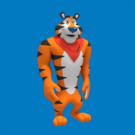 Tony The Tiger Fishing Hand Gestures GIF | GIFDB.com