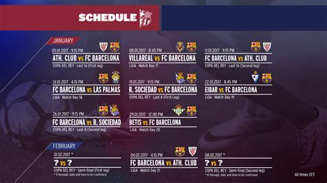 FC Barcelona’s challenging January schedule - FC Barcelona