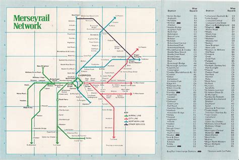 Printable Merseyrail Map