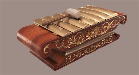 3D gamelan saron model - TurboSquid 1301698