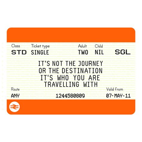 personalised train ticket print by of life & lemons ...