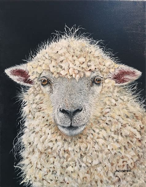 Duchess Woolsofine | Sheep paintings, Sheep art, Animal paintings