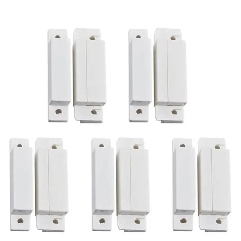 5PCS Wired Door Window Sensor Detector Magnetic Door Contact Sensor Switch For Burglar Alarm ...