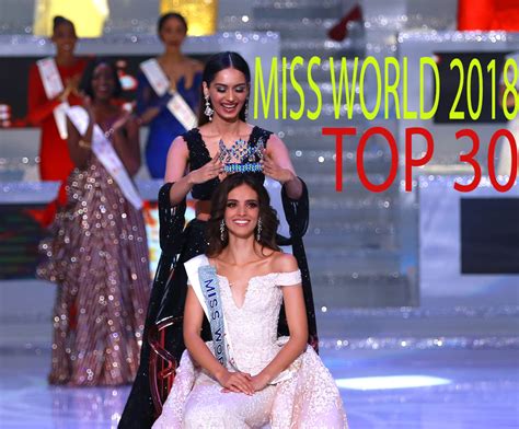 Here is the list of Miss World 2018 Top 30 | Missosopedia