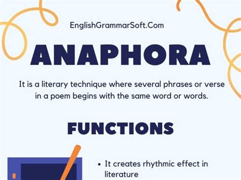 Anaphora Examples, Functions & Use in Poetry - EnglishGrammarSoft