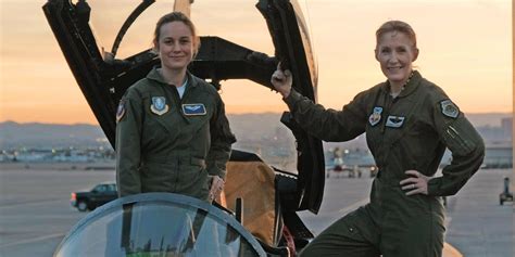 Captain Marvel Photos Show Brie Larson in Military Training