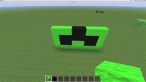 minecraft creeper head tutorial!!!! - YouTube