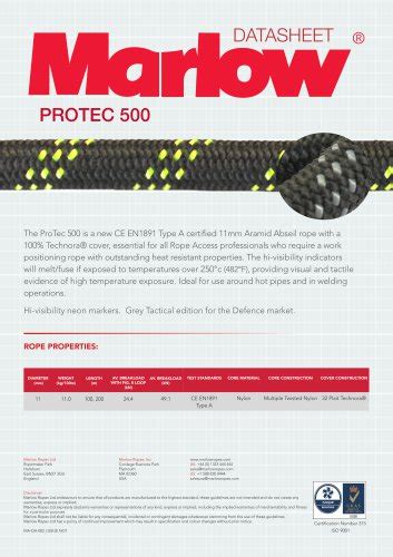 Marine Rope Catalogue - Marlow Ropes - PDF Catalogs | Documentation ...