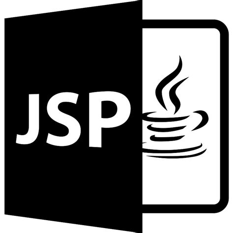 Jsp Open File Format With Java Logo Vector SVG Icon - SVG Repo