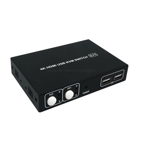 Kvm 2 Port HD 4kx2K Switch Ultra HD Kvm Switch - HDMI Kvm Switch and ...